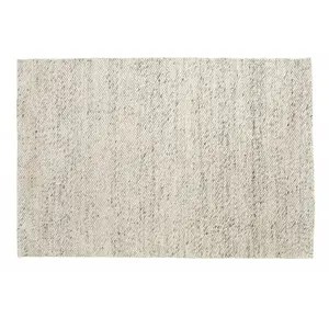 Nordal Tapis Lara laine - ivoire / gris 200x290cm pas cher