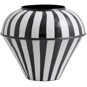Nordal Vase Sipura noir/blanc - 8840