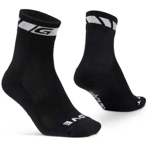 GripGrab Mixte Fahrradsocken Spring/Fall Socks Chaussettes de cyclisme, Noir - Noir, L EU