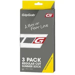 Comparateur de prix : Pas de marque GripGrab 3er Pack Classic Regular Cut-3 Pack Chaussettes Adulte Mixte