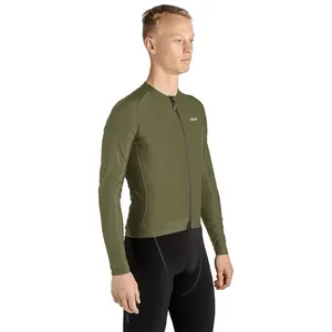 Maillot manches longues gripgrab pacr vert homme