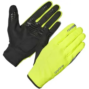 Comparateur de prix : GripGrab Gants Entre-Saisons Coupe-Vent Hurricane 2 Gants de Vélo Rembourrés Antidérapants,Jaune Fluo, XXL