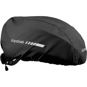 GripGrab Waterproof Helmet Cover - Sur-casque vélo Black Taille unique pas cher
