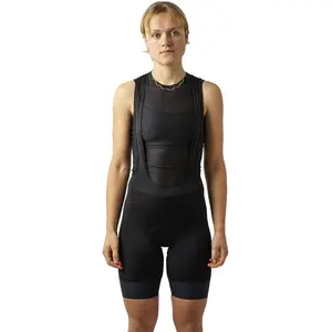 GripGrab - Women's Essential Bibshorts - Pantalon de cyclisme taille XS, gris/noir pas cher