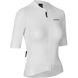 Comparateur de prix : GripGrab - Women's PACR Short Sleeve Jersey - Maillot de cyclisme taille L, gris/blanc