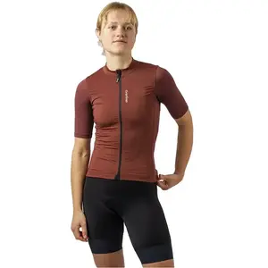 GripGrab Maillot manches courtes femme essential rouge pas cher
