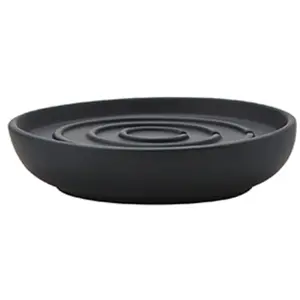 Comparateur de prix : Porte-savon NOVA en porcelaine et softtouch Noir Zone Denmark