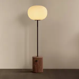 Audo Copenhagen Lampe sur pied Audo JWDA, travertin rouge, hauteur 150... pas cher