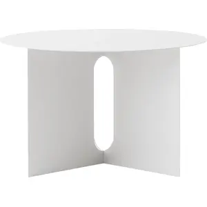 Audo Copenhagen - Table basse Androgyne - Blanc - Acier époxy - Design...Vendu parmade-in-design