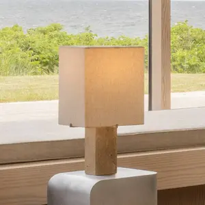 Audo Copenhagen Lampe de table Audo Nonna, couleur travertin/sable, ha... pas cher