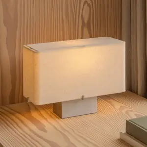 Audo Copenhagen Lampe de table Audo Nonna aluminium/couleur sable haut... pas cher
