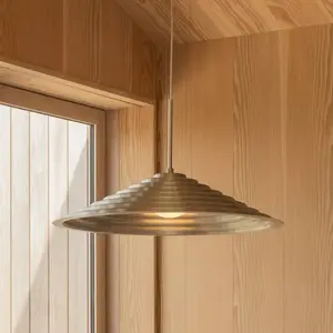 Audo Copenhagen Audo suspension LED Chancery, Ø 75 cm, couleur alumini...Vendu parluminaire