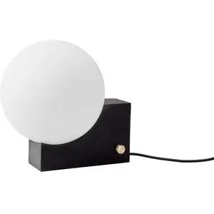 Comparateur de prix : & Tradition JOURNEY-Lampe à poser ou applique murale Verre/Métal L26cm Noir