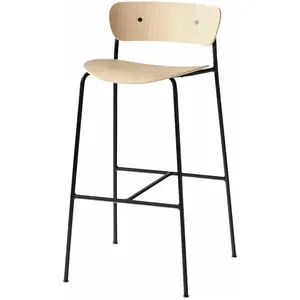 Chaise de bar en chêne naturel AV9 Pavilion - &traditionVendu parrakuten