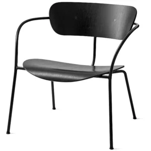 Comparateur de prix : Fauteuil en chêne noir laqué AV5 Pavilion - &tradition
