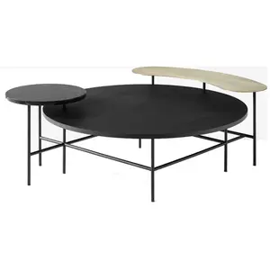 Table basse noire JH25 Palette - &tradition pas cher