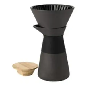 Karaca Stelton 14 x 14 x 23,5 cm le Slow Brew machine à café, Noir pas cher
