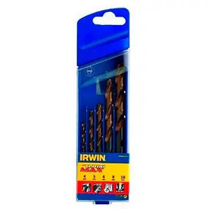 Wiert o metal turbomax komplet 5szt. 4.0, 5.0, 6.0, 8.0, 10.0 mm - Irwin pas cher