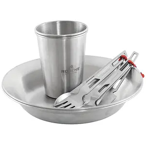 Robens - Sierra Steel Meal Set - Set de vaisselle gris