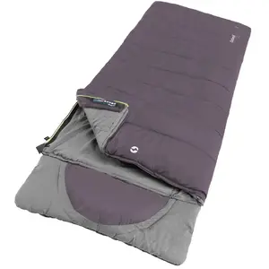 Sac de couchage outwell contour dark purple zip gauche pas cher