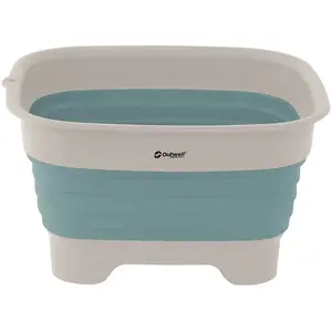 Outwell - Collaps Wash Bowl With Drain - Plat creux gris/turquoise