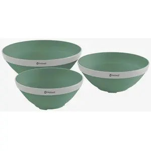 Outwell - Collaps Bowl Set - Plat creux taille 3,5 l / 2 l / 1,5 l, vert
