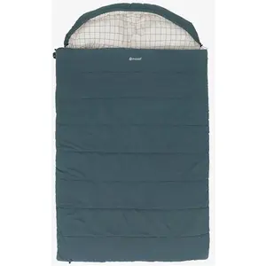 Sac de couchage Outwell Camper Lux Double +5C bleu nuit pas cher