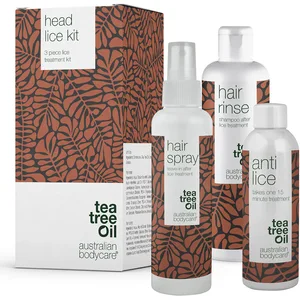 Comparateur de prix : Australian Bodycare Kit anti-poux à l'huile d'arbre à thé - Solution ultime pour éliminer les poux et les lentes avec un rinçage capillaire, un spray capillaire et un traitement anti-poux