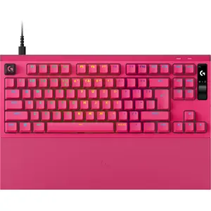 Logitech G Clavier gaming TKL PRO X2 RAPID en Magenta
