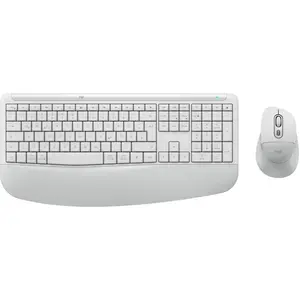 Logitech Signature Comfort Plus Combo MK880 en Blanc Cassé pas cher