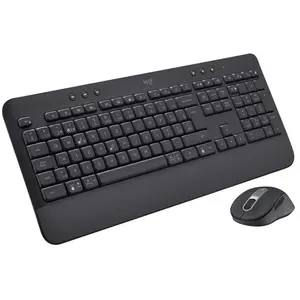 Comparateur de prix : Logitech Clavier et souris sans fil MK650 Gris QWERTY TU