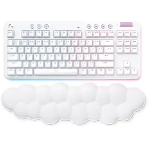 Comparateur de prix : G715 Clavier gaming sans fil - Blanc Español (Qwerty) Linéaire