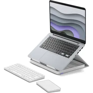 Comparateur de prix : Logitech Casa Pop-Up Desk - Clavier, pavé tactile sans fil, support en...