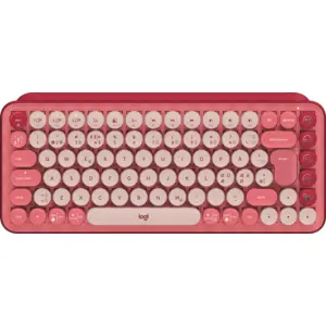Logitech Clavier mécanique avec émoji sans fil POP Keys en Heartbreaker pas cher