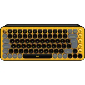 Logitech POP KEYS Black & Yellow US INTL pas cher