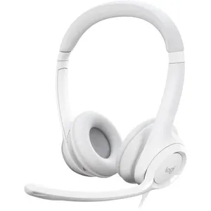 Comparateur de prix : Micro-casque LOGITECH H390 avec Microphone Antibruit - Blanc TU