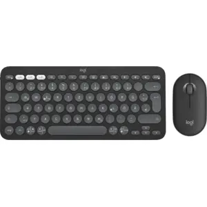 Logitech Pebble 2 Combo - QWERTZ German Layout, Tonal Graphite pas cher