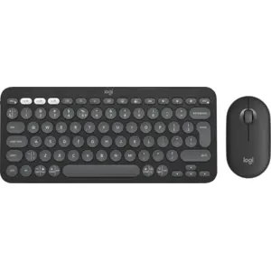 Comparateur de prix : Logitech Pebble 2 Combo clavier Souris incluse Universel RF sans fil +...