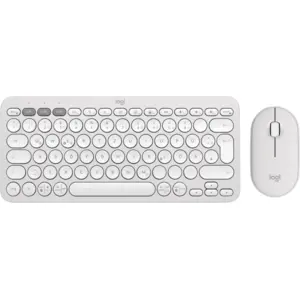 Logitech Pebble 2 Combo - QWERTZ German Layout, Tonal White pas cher