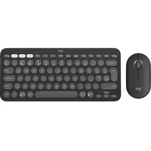 Logitech Ensemble Pebble 2 - Clavier et souris sans fil en Tons De Gra... pas cher