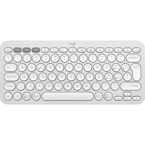 Comparateur de prix : Logitech Clavier Bluetooth Pebble Keys 2 K380s en Tons De Blanc