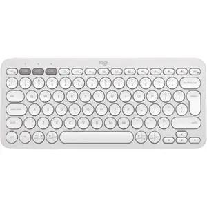 Comparateur de prix : Logitech Pebble Keys 2 K380s - QWERTY US International Layout, White