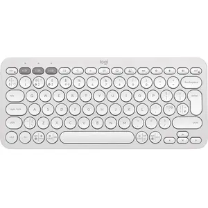 Logitech Pebble Keys 2 K380s - White, QWERTY UK Layout pas cher