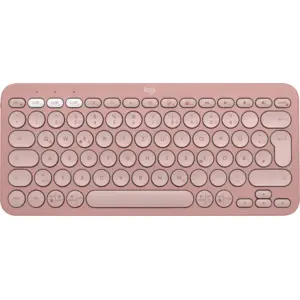 Logitech Pebble Keys 2 K380s - QWERTZ German Layout, Rose pas cher