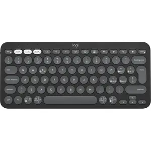 Comparateur de prix : Clavier - LOGITECH - Pebble Keys 2 K380s - Graphite - Sans fil - QWERTY
