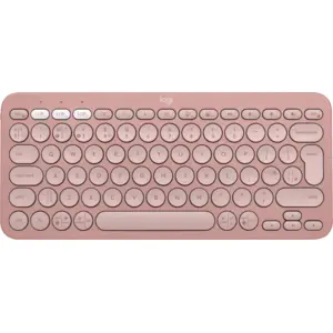 Logitech Pebble Keys 2 K380s - Rose, QWERTY UK Layout pas cher