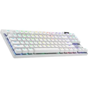 Comparateur de prix : Clavier gamer sans fil LOGITECH Pro X LIGHTSPEED TKL Tactile Blanc TU
