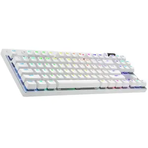 Logitech G PRO X TKL Clavier gaming LIGHTSPEED - Blanc Anglais Royaume-Uni (Qwerty) TactileVendu parlogitech-g
