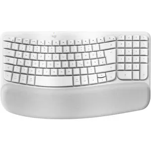 Comparateur de prix : Logitech Wave Keys for Mac - Clavier ergonomique en Blanc Cassé