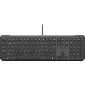 Logitech Clavier filaire Signature Slim Wired K620 for Business en Gra... pas cher